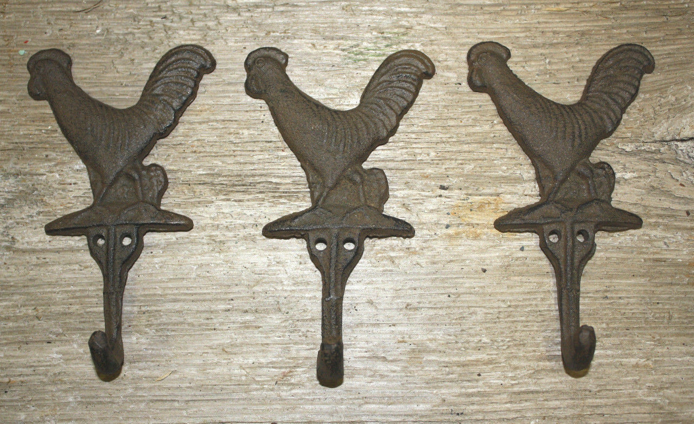 Products – Antiques,6 Cast Iron Antique Style SWIVEL Coat Hooks
